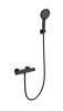 Смеситель для душа Wonzon & Woghand WW-B2003-A-MB с термостатом, черный матовый