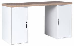 Стол письменный Гуд Лакк Ингар S01576 Дуб беленый/белый