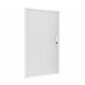 Душевая дверь в нишу Royal Bath Accord RB105HS-T профиль белый, стекло прозрачное, 105x200