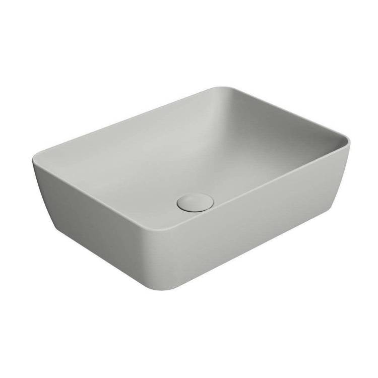 Раковина GSI Nubes 903717 50 см, серая матовая