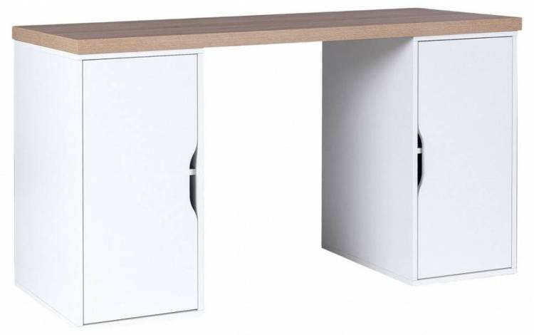 Стол письменный Гуд Лакк Ингар S01576 Дуб беленый/белый