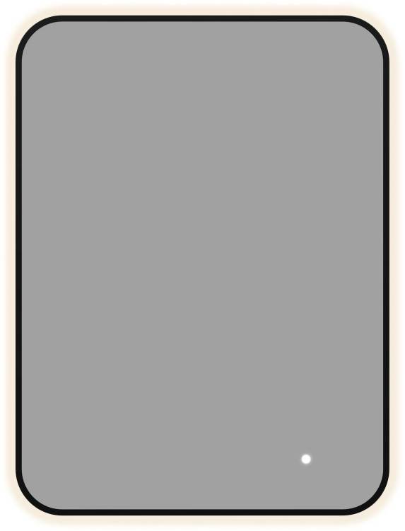 Зеркало Aquanet Контур 00367649 LED подсветка, черное, 80x60