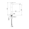 Смеситель для раковины Maretti Aria AR32RF845-V высокий, хром фото 7