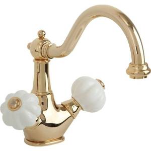 Смеситель для раковины Migliore Olivia 19024 золотой