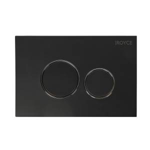 Кнопка смыва Royce Pro RCT-110512BL круглая, черный