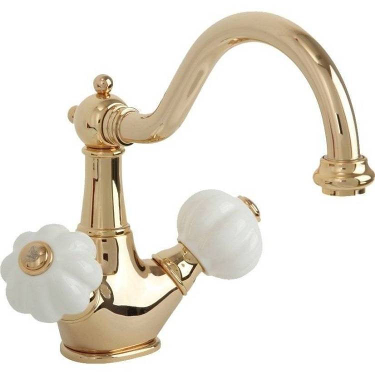 Смеситель для раковины Migliore Olivia 19024 золотой