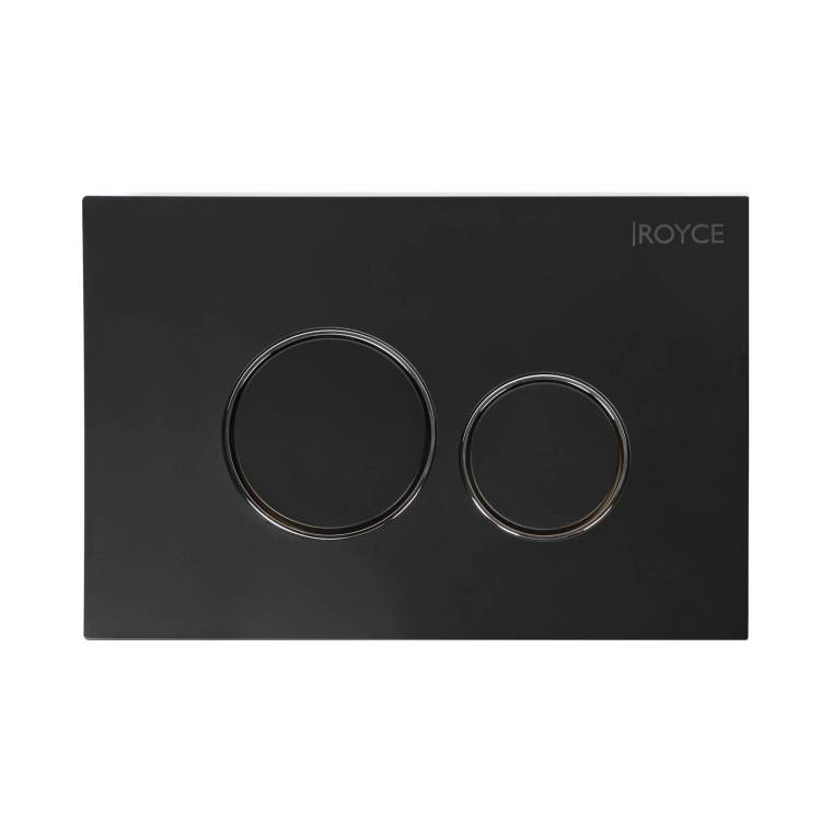Кнопка смыва Royce Pro RCT-110512BL круглая, черный