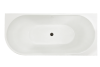 Акриловая ванна Royal Bath Nero RB710300R-BL правая, белая, 150x75