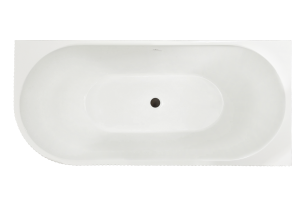 Акриловая ванна Royal Bath Nero RB710300R-BL правая, белая, 150x75