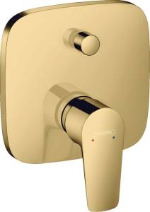 Смеситель для ванны с душем Hansgrohe Talis E 71474990 полированное золото