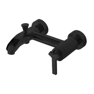 Смеситель для ванны Bravat Waterfall F673107BM-01 черный