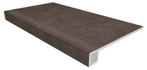 Ступень Ametis by Estima Spectrum 39143 Set/Steptrade/SR07_NS/33x120/Riser/SR07_NS/14,5x120 Spectrum 33x120 неполированная с бортиком + Подступенок 14.5x120