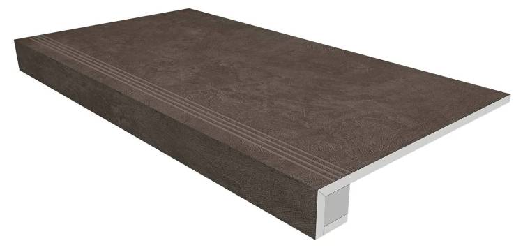 Ступень Ametis by Estima Spectrum 39143 Set/Steptrade/SR07_NS/33x120/Riser/SR07_NS/14,5x120 Spectrum 33x120 неполированная с бортиком + Подступенок 14.5x120