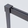 Душевой уголок Vincea Soft 2 (Софт 2) VSR-3SO29011CLGM профиль вороненая сталь, стекло прозрачное, 110x90x200 фото 3