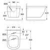Биде подвесное Grohe Euro Ceramic 39208000 фото 2