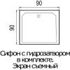 Поддон для душа River 90/38 S квадратный фото 2