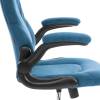 Кресло компьютерное Tetchair Bazuka metalBL 25046 синий, велюр фото 7