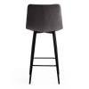 Стул барный Tetchair Chilly (mod. 7095пб) 15453 серый barkhat 26/черный 53x44x94 фото 4