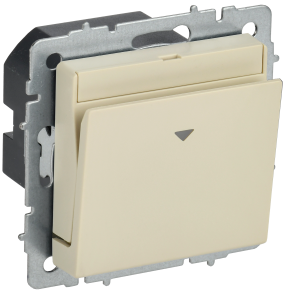 Выключатель карточный IEK Brite BR-V11-0-10-K10 бежевый
