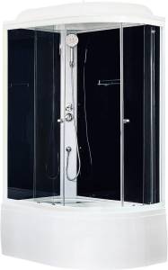 Душевая кабина Royal Bath BK RB8120BK5-BT-R с высоким поддоном, с сиденьем
