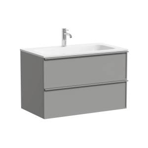 Тумба под раковину Sancos Вельта (Velta) VL80WG тёплый серый, 79x44.5