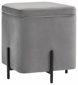 Пуф-сундук Stool Group Грейс vd-grays-kv-b27 квадрат серый