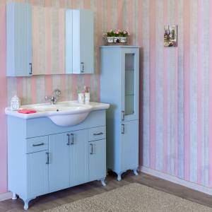 Мебель для ванной Sanflor Глория 105, серая