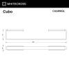 Полотенцедержатель WHITECROSS Cubo CU2450GL золото фото 2