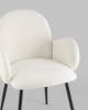 Стул Stool Group Wave VC006 B 0917-0006 seat DUAL белый, букле фото 8