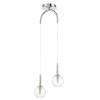 Подвесной светильник Crystal Lux LUXURY SP2 CHROME фото 2