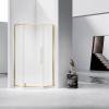 Душевой уголок Vincea Slim-N (Слим-Н) VSP-4SN900CLG профиль брашированное золото, стекло прозрачное, 90x90x195