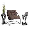 Кофейный столик Tetchair Osteria 25015 черный металл 25.5x25.5x59 фото 7