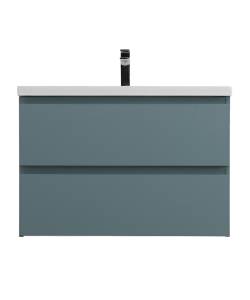 Тумба с раковиной BelBagno Kraft 75 Голубой матовый, раковина CZR-8070-75