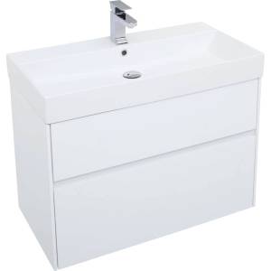 Тумба с раковиной Aquanet Бруклин 85