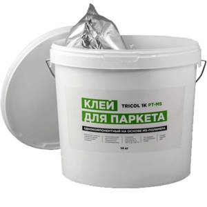 Клей для паркета Tricol 1K PT-MS 2в1 14 кг