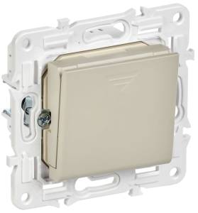 Выключатель карточный IEK Skandy SK-V11-0-10-K10 бежевый