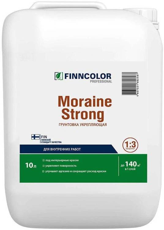 Грунтовка укрепляющая Finncolor Moraine Strong 10 л