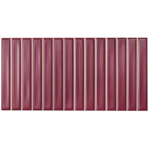 Керамическая плитка WOW Sweet Bars 128696 Berry Matt 12.5x25