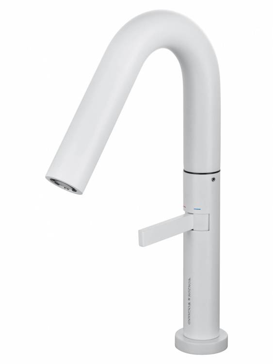 Смеситель для раковины Wonzon & Woghand WW-6068-MW высокий, белый