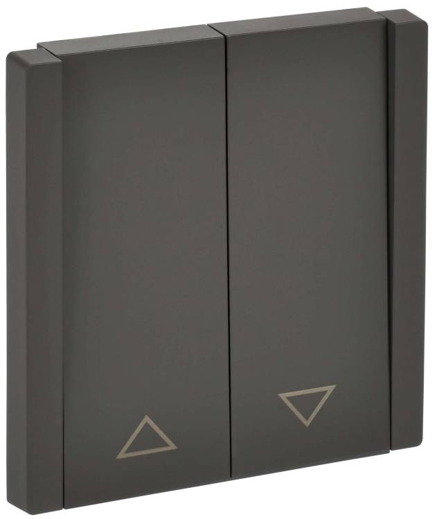 Выключатель жалюзи IEK Forte&Piano FP-V15-0-10-1-K03 серый