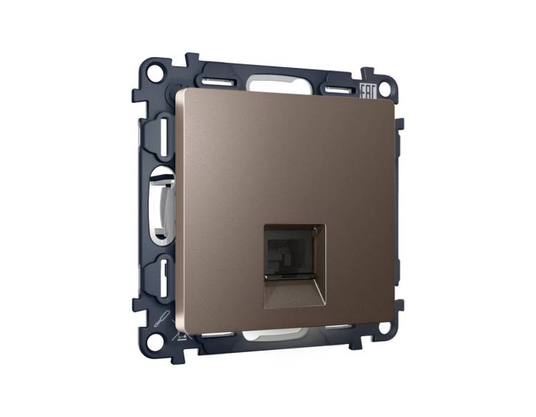 Комплект механизма компьютерной розетки Ambrella Volt Alfa MA642010