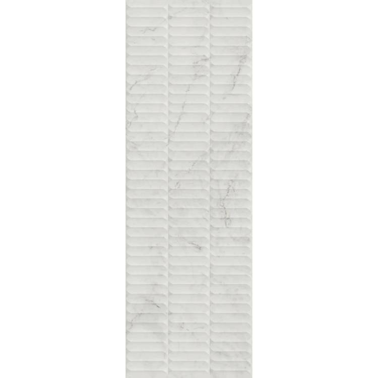 Керамическая плитка Kerama Marazzi Тубкаль KM3090B0160R Белый Глянцевый Структура Обрезной 30x89.5