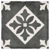 Декор Equipe Art Nouveau 24416 Padua Black 20x20