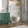 Унитаз подвесной Taliente Amato AM25010 безободковый, с микролифтом, белый фото 4