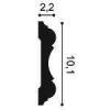 Молдинг гибкий Orac Decor Luxxus P8040F 200x2.2x10.1 фото 2