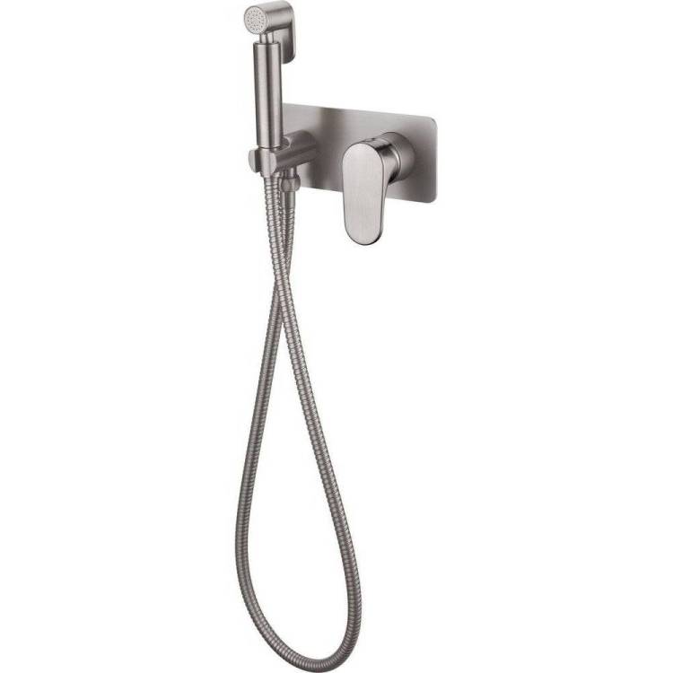 Гигиенический душ Boheme Spectre 457-NB никель, со смесителем, с внутренней частью