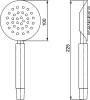 Душевая лейка Paini Tivoli TICR155 фото 3