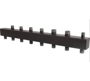 Стальной распределительный коллектор Rommer 4(6) отопительных контура 1 х 1 1/4