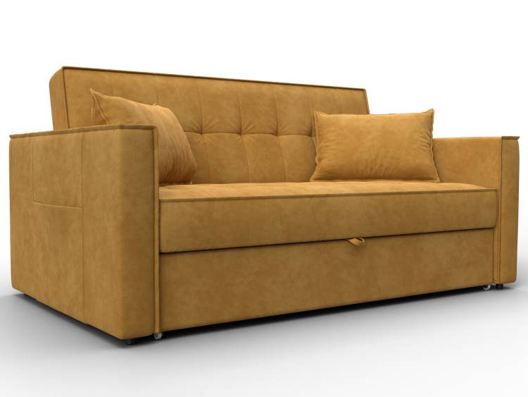 Диван прямой Лига Диванов Лига-104 (140) 134863 Желтый