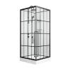 Душевая кабина Niagara Standart ST90/15QL/KL/BKT 900х900х2150, профиль черный матовый, левая, 3 места фото 2